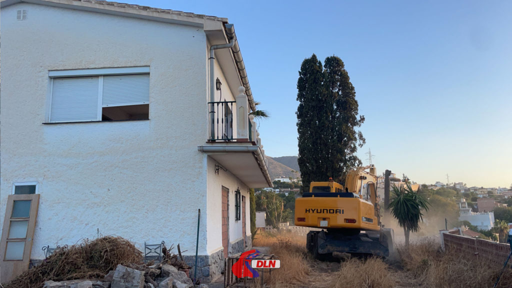 Demolición de vivienda en Fuengirola